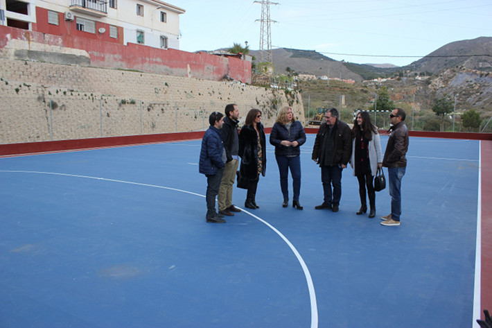 Concluyen las obras de las pistas deportivas de San Antonio y Cuartel de Simancas, enmarcadas en la Estrategia DUSI